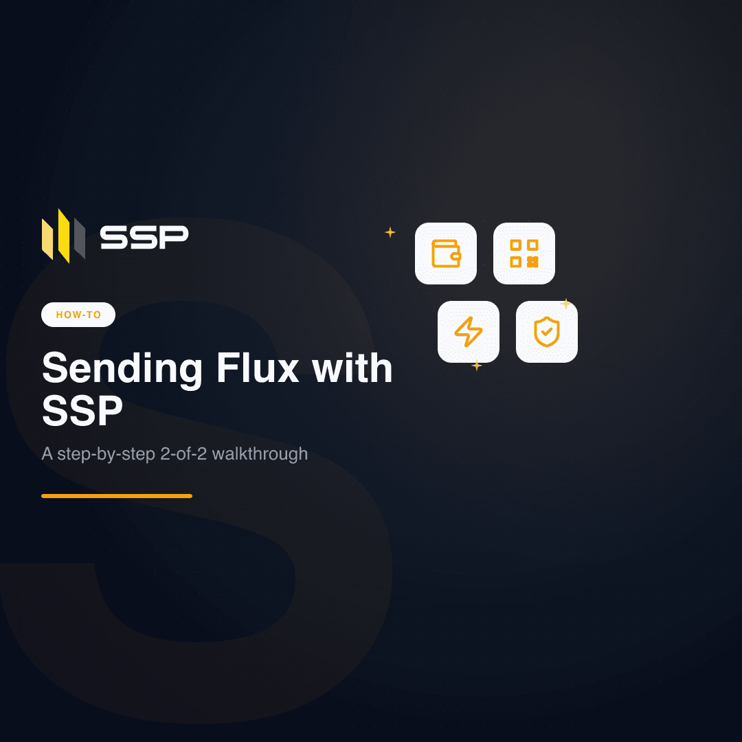 Copertina quadrata della guida per inviare Flux con SSP