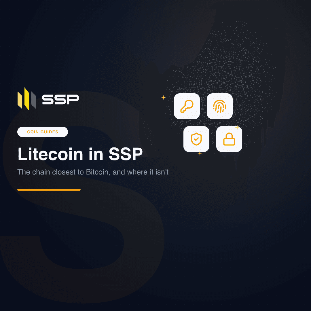 SSP Academy square cover: the Litecoin coin guide for SSP Wallet