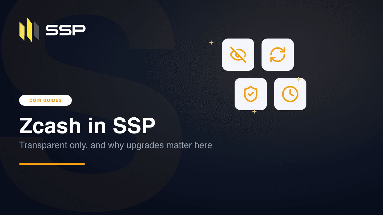 Couverture SSP Academy : le guide Zcash pour SSP Wallet