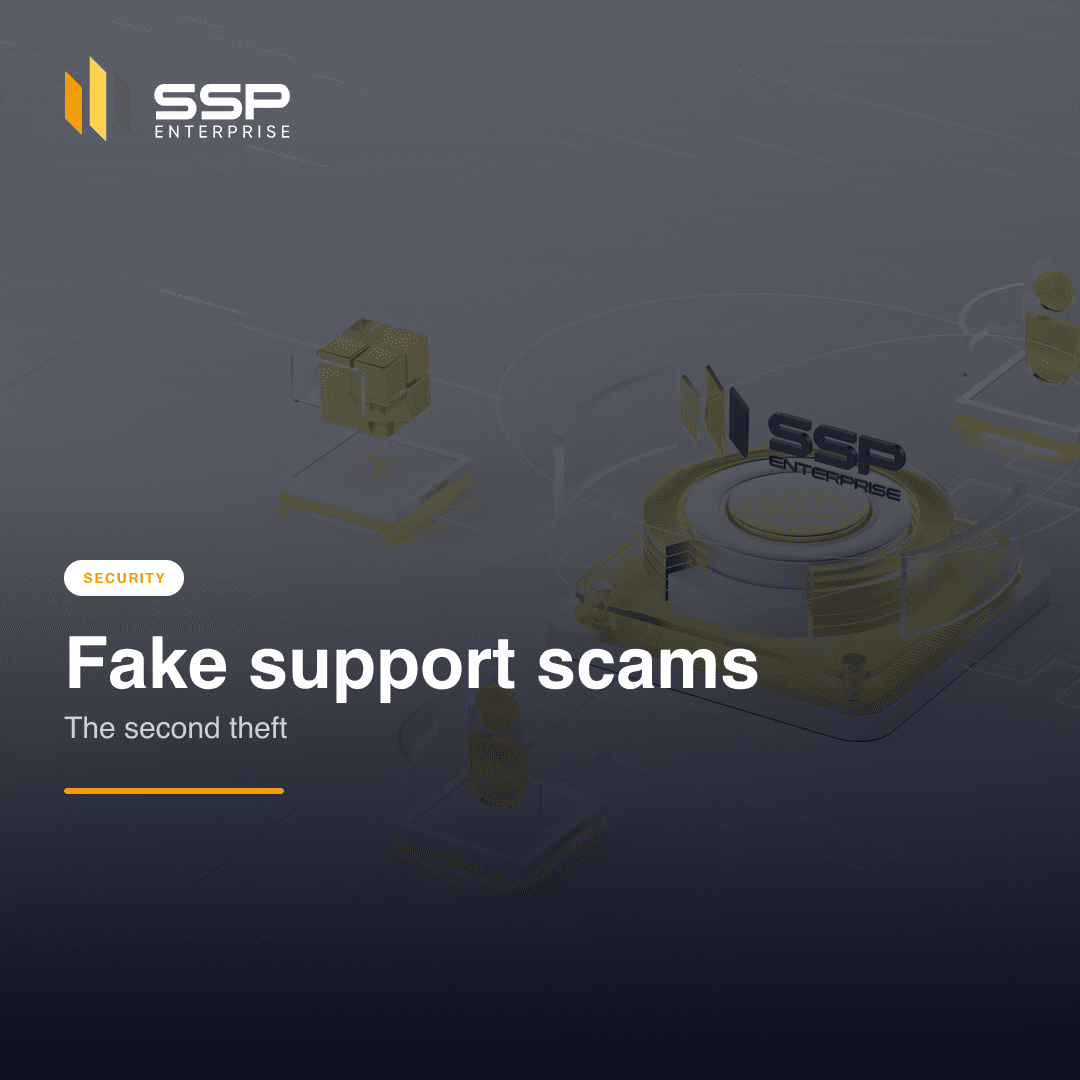 Квадратная обложка SSP Academy: фальшивая криптоподдержка и мошенничество с возвратом