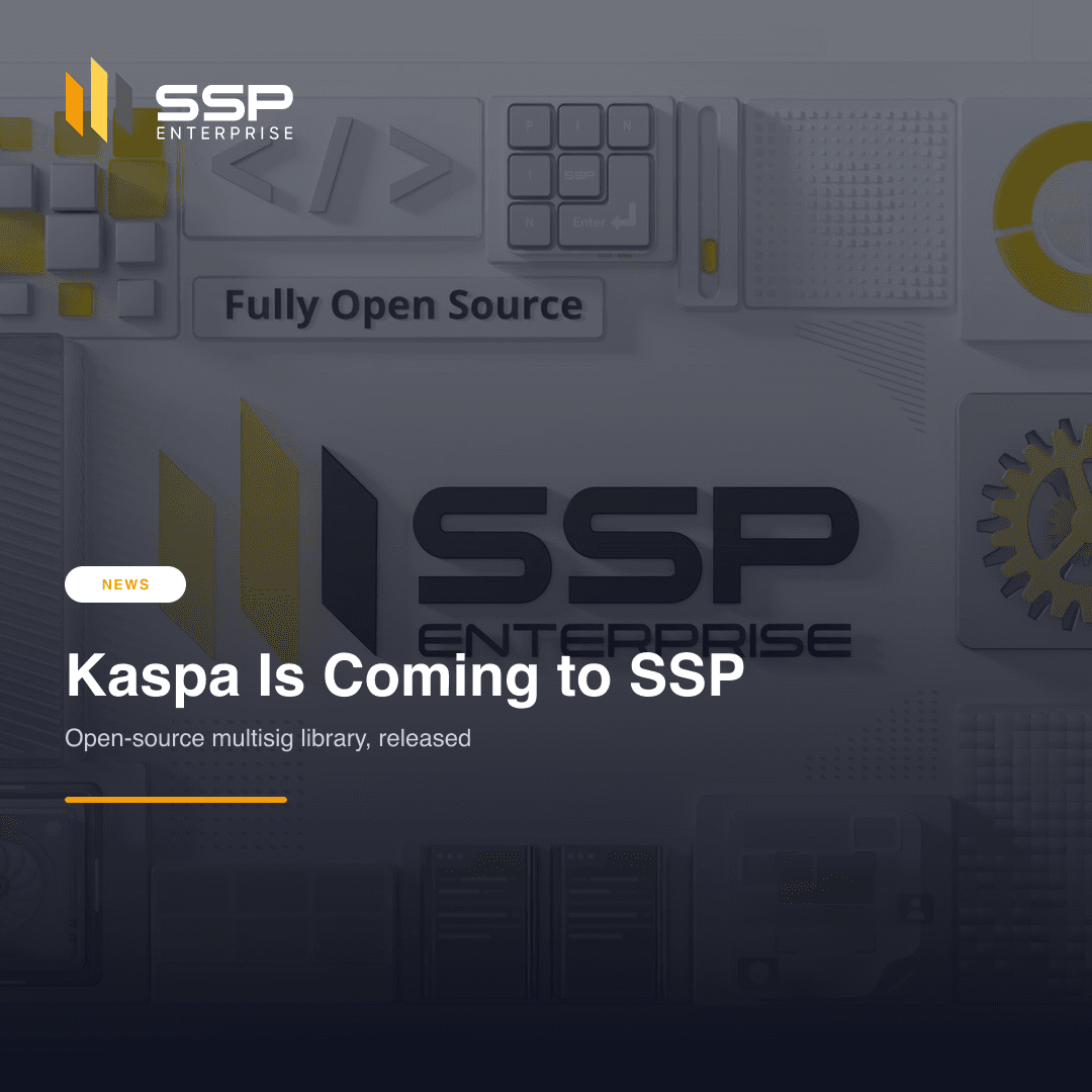Couverture carrée du newsroom SSP : Kaspa arrive sur SSP