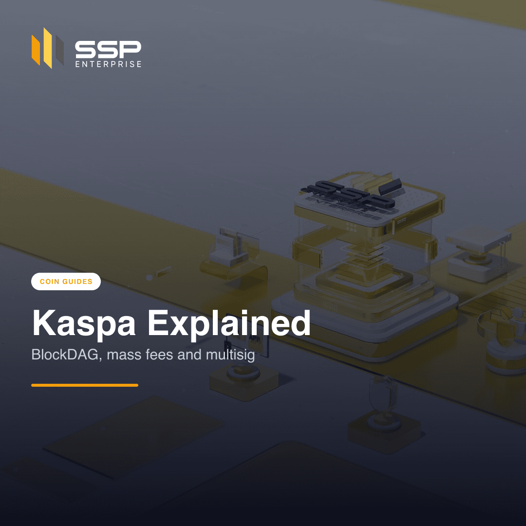 Ảnh bìa vuông SSP Academy: Giải thích Kaspa