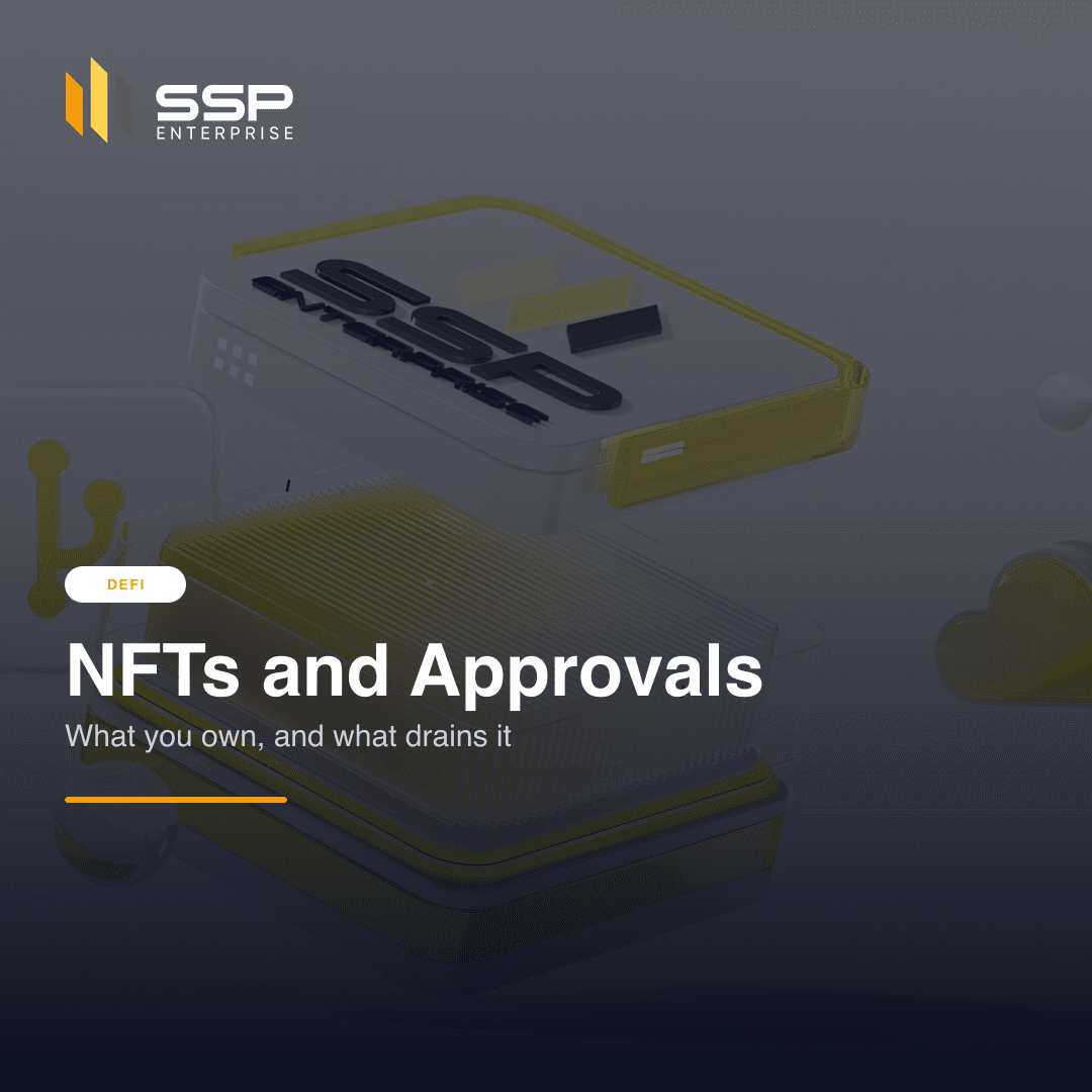 Квадратная обложка SSP Academy: владение NFT и разрешения
