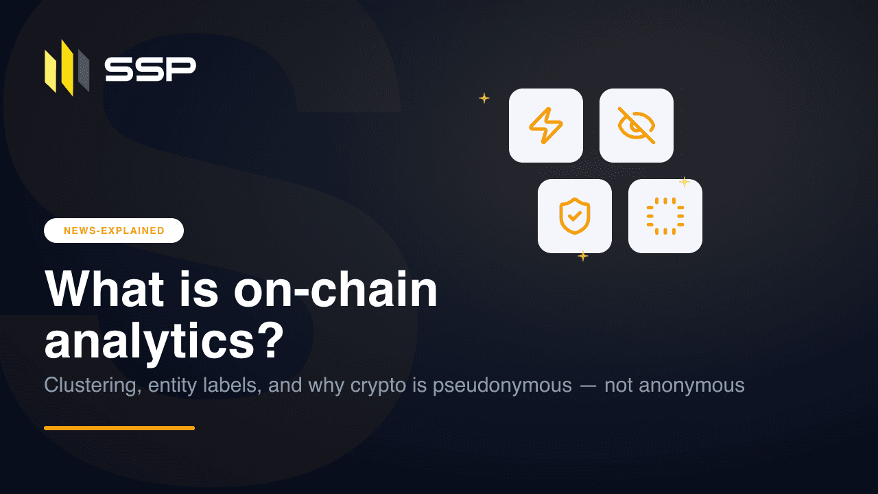 Ansicht eines Blockchain-Explorers, der nach Entitäten gruppierte Transaktionsflüsse zeigt