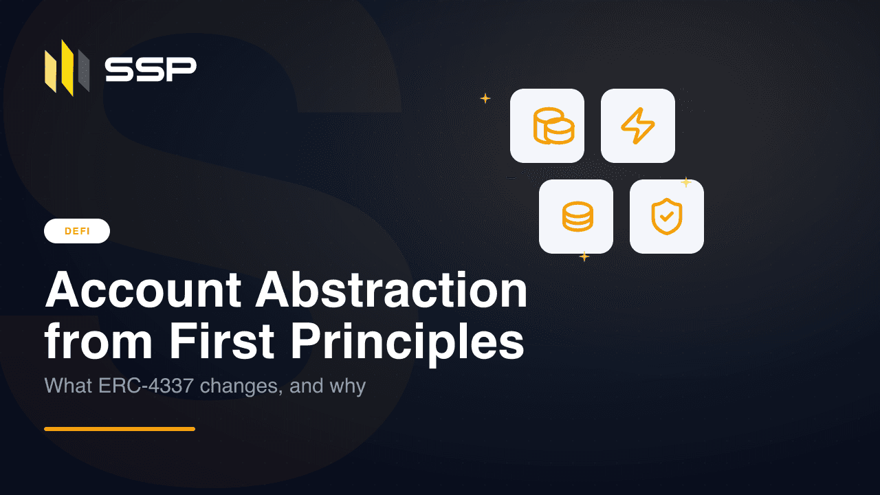 SSP Academy cover: Account Abstraction from First Principles