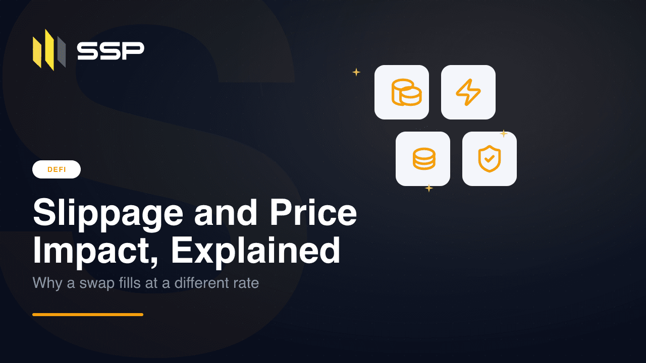 Schema che confronta il prezzo quotato di uno swap con il prezzo finale dopo price impact e slippage.