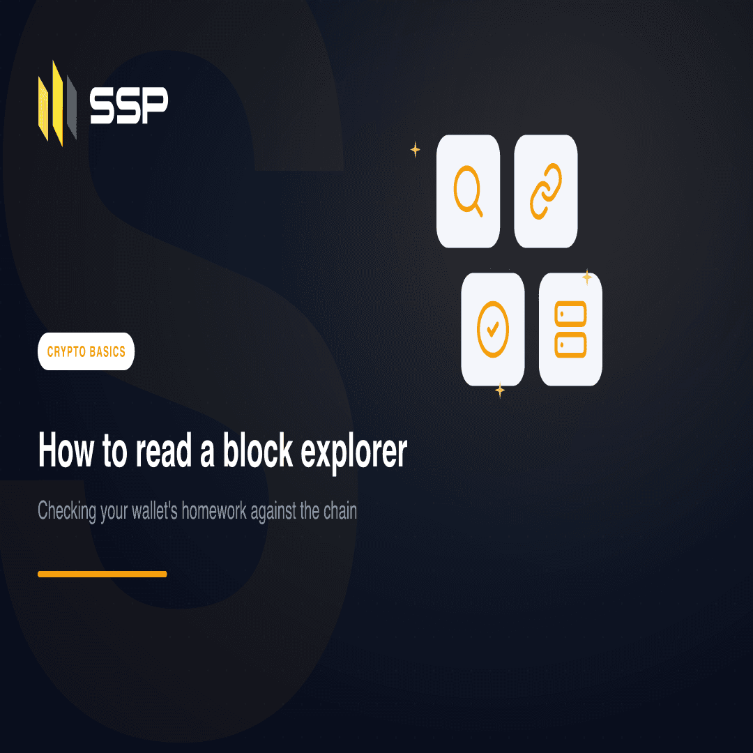 Square SSP Academy cover: reading a blockchain explorer