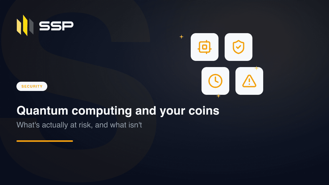 SSP Academy cover: quantum computing and cryptocurrency security