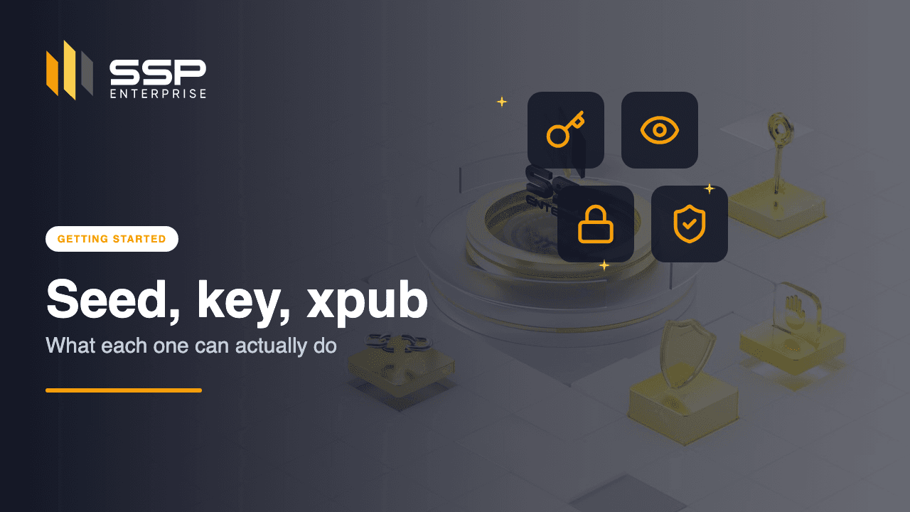 Ảnh bìa SSP Academy: so sánh cụm từ khôi phục, khóa riêng và xpub