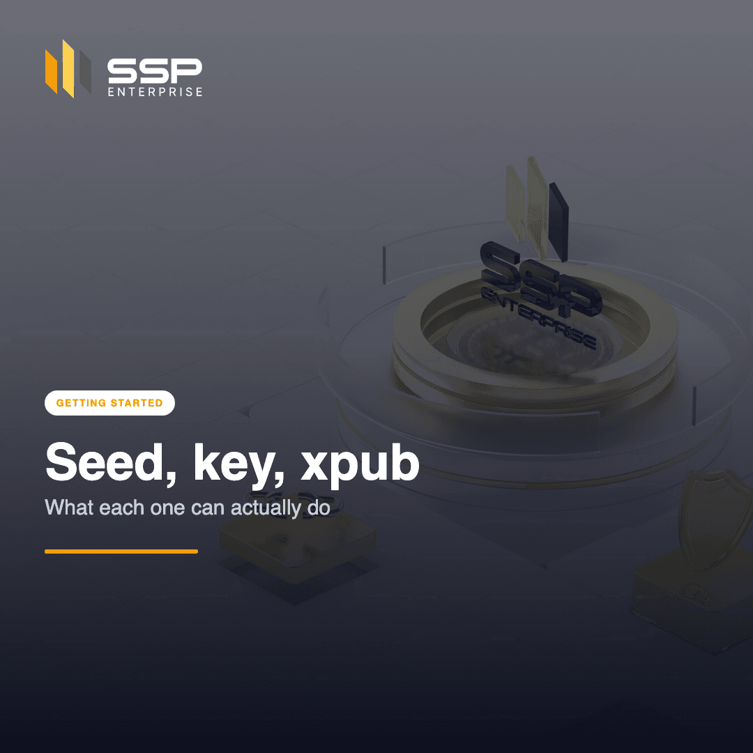 Sampul persegi SSP Academy: perbandingan frasa pemulihan, kunci privat, dan xpub