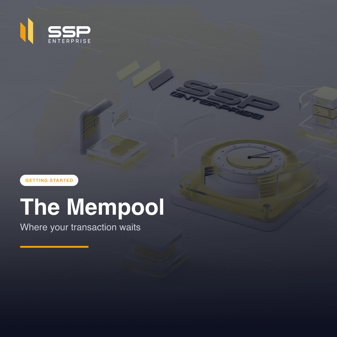 Quadratisches SSP Academy Titelbild: der Mempool erklärt