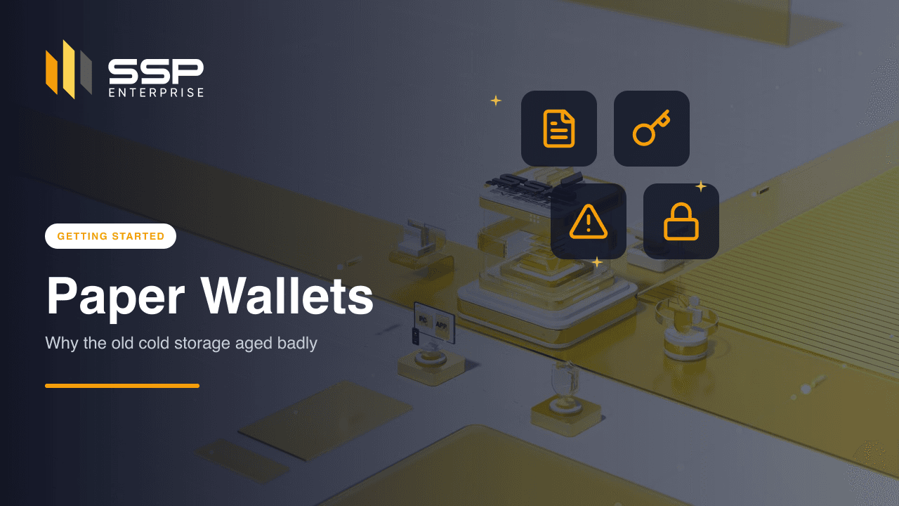 SSP Academy cover: paper wallets and cold storage