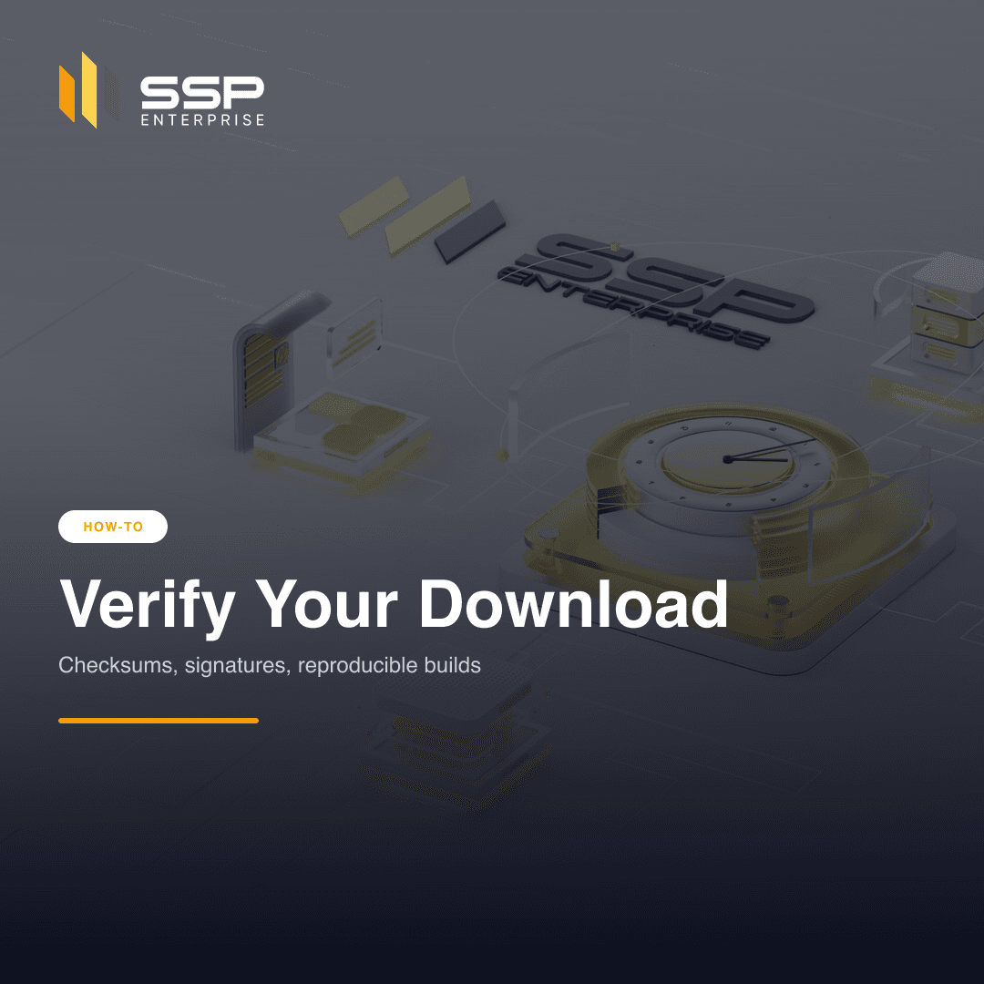 Square SSP Academy cover: verifying a wallet download